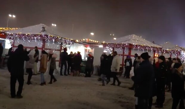 Харьков Новогоняя ярмарка в прошлом году. Фото: скриншот YouTube