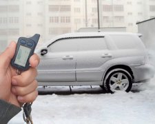 Прогревание автомобиля зимой
