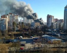 Пожар в Киеве, фото - Информатор