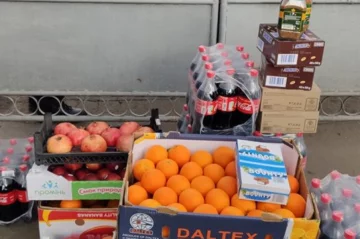 Бывшие дончане привезли продукты