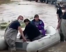 Наводнения в Украине. Фото: скриншот Youtube ГСЧС