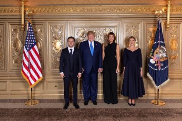 Владимир Зеленский, Дональд Трамп, Мелания Трамп, Елена Зеленская
