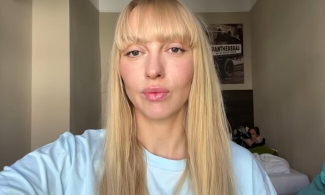 Оля Полякова. Фото: скріншот YouTube-відео