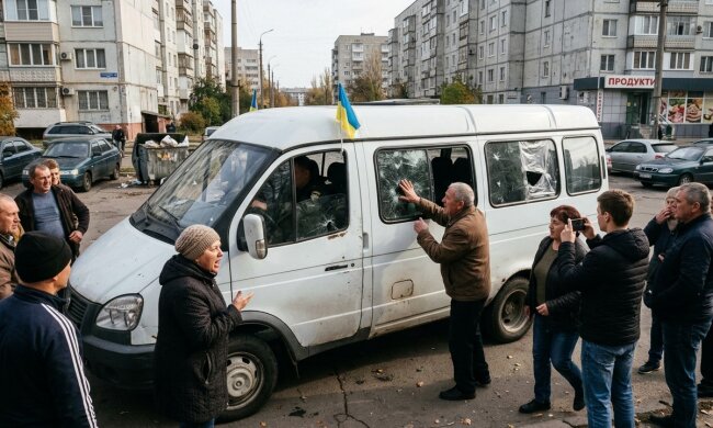Дніпро бус ТЦК протест