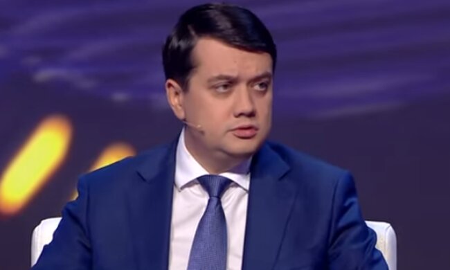 Разумков об отставке премьер-министра и Кабмина. Фото: скриншот YouTube-видео