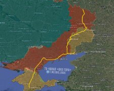 Черга з 620 автівок на виїзд із окупованого Криму перед Кримським мостом