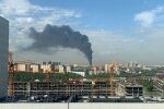 Пожежа у москві. Фото: Telegram