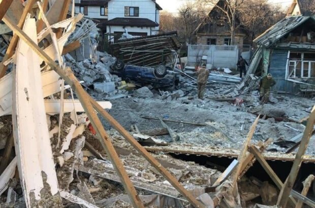 Зруйнований будинок. Фото: Telegram