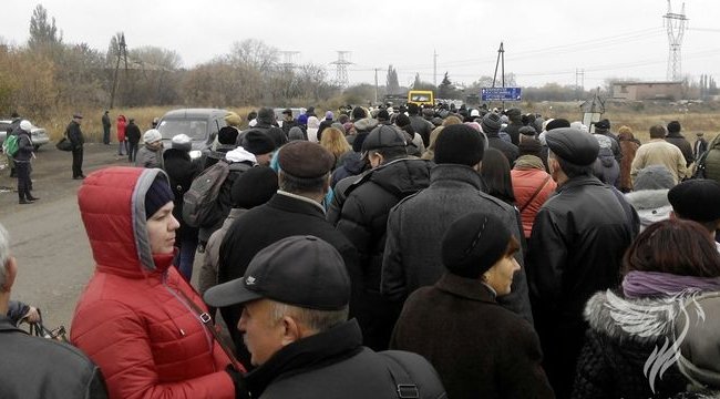 Очередь на КПВВ