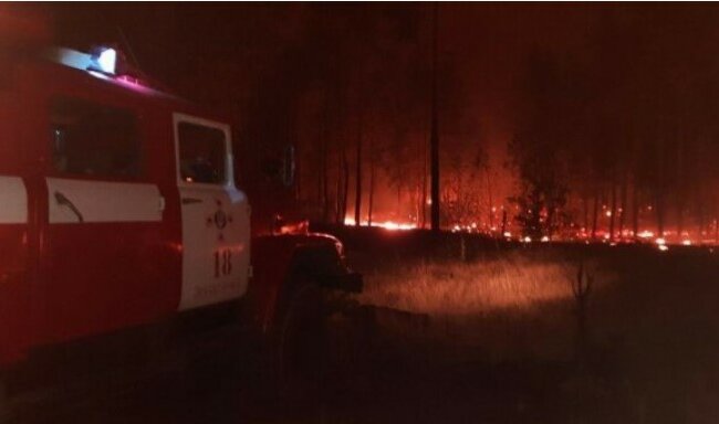 Сообщение о новом поаре на Луганщине. Фото: скирншот Youtube