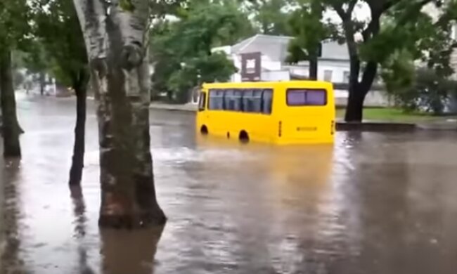 Негода в Україні. Фото: скріншот YouTube-відео
