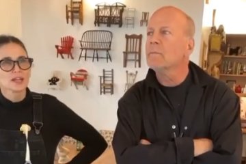 Деми Мур и Брюс Уиллис. Фото: скриншот instagram.com/rumerwillis/