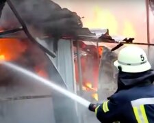 Киев пожар. Фото: скриншот YouTube
