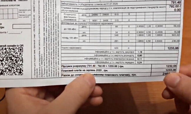Платежка. Фото: скриншот YouTube-видео.