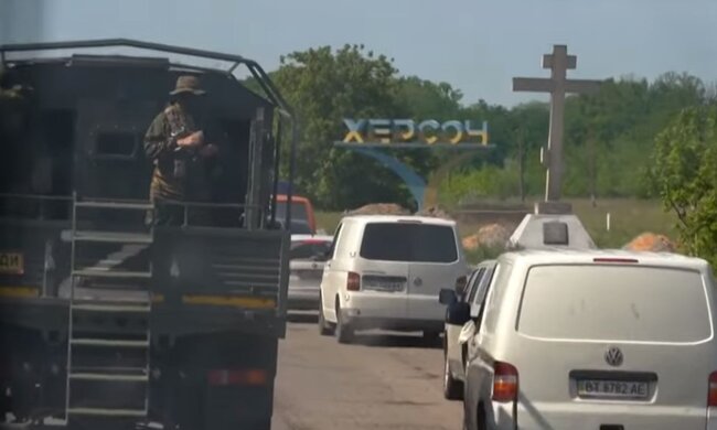 Окупований Херсон. Фото: скріншот YouTube-відео