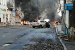 Последствия русского обстрела. Фото: ГСЧС
