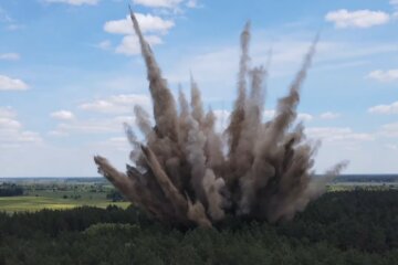 Вибух. Фото: скріншот YouTube-відео