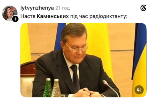 Настя Каменських, меми українців про радіодиктанта