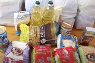 Продуктовый набор. Фото: скриншот YouTube-видео