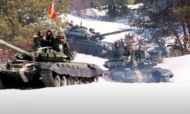 Армія білорусі. Фото: скріншот YouTube-відео