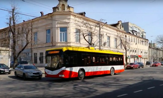 Транспорт Одессы. Фото: скриншот YouTube