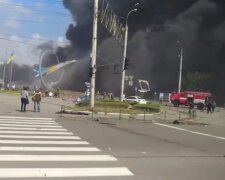 Ракетний удар у Вінниці. Фото: Telegram