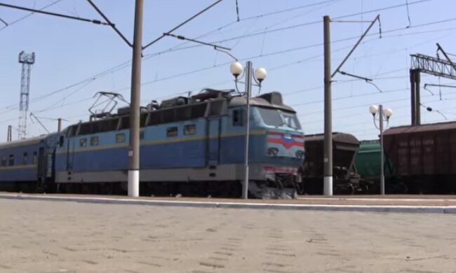 Поїзд. Фото: скріншот YouTube-відео