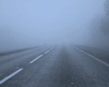 Туман на дороге. Фото: скриншот YouTube