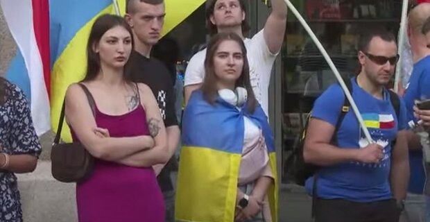 Украинцы в Польше. Фото: скриншот YouTube-видео