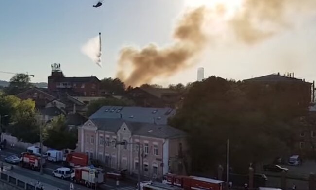 Пожар. Фото: скриншот YouTube-видео