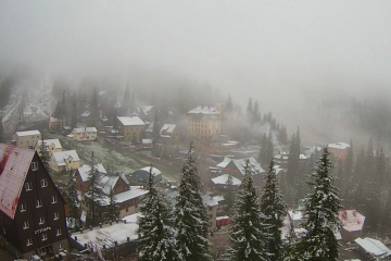 Погода навесні, снігопад, мороз. Фото: скріншот Telegram