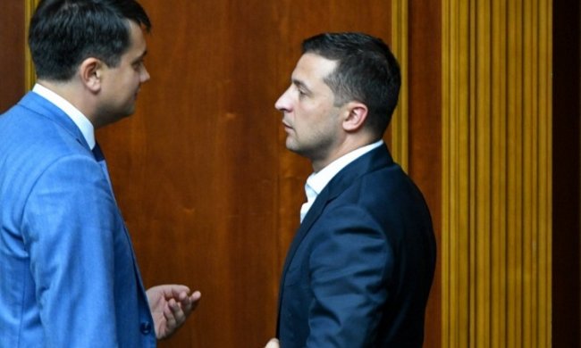 Дмитрий Разумков и Владимир Зеленский