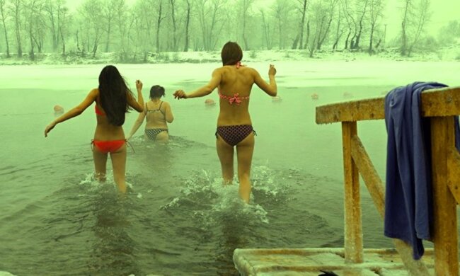 Водохреща, фото: Sputnik Південна Осетія