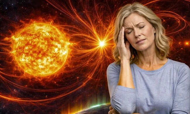 Геомагнітна буря, попередження. Фото: Telegram