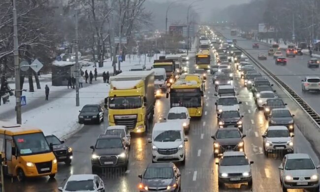 Дорога на Теремках: Фото: видео скрин