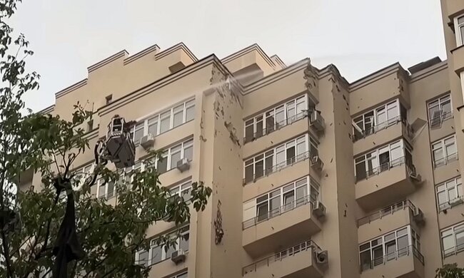 Наслідки ворожої атаки. Фото: скріншот YouTube-відео