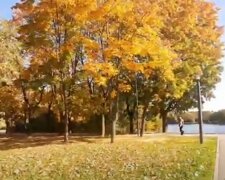 Погода восени. Фото: скріншот YouTube-відео