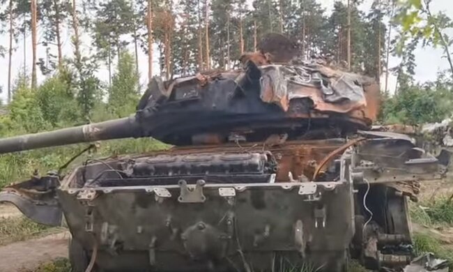 Разбитая техника рф. Фото: скриншот YouTube-видео