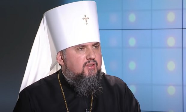 Предстоятель Православной церкви Украины, митрополит Епифаний. Фото: скриншот YouTube