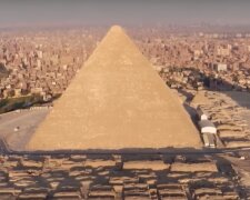 Велика піраміда Гізи. Фото: скріншот YouTube