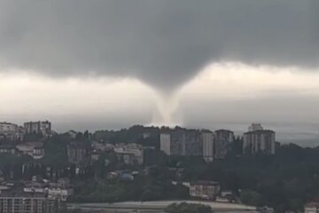 Смерч на росії. Фото: Telegram
