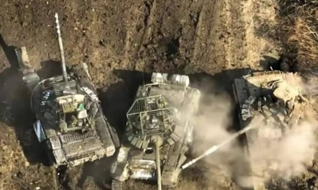 Розбита техніка рф. Фото: Facebook