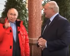 Владимир Путин и Александр Лукашенко, фото: Скриншот You Tube
