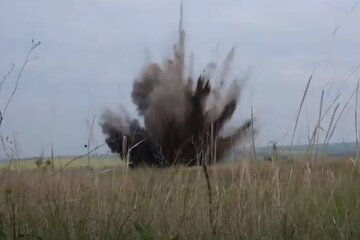 Вибух. Фото: скріншот YouTube-відео