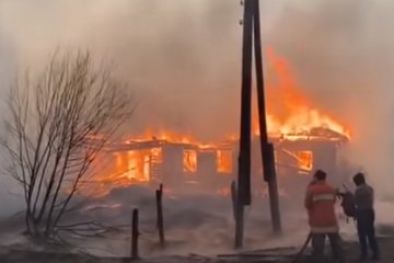 Ликвидация пожара в Житомирской области. Фото: скриншот Youtube