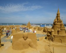 В Бельгии проходит фестиваль фигур из песка: самые яркие фото