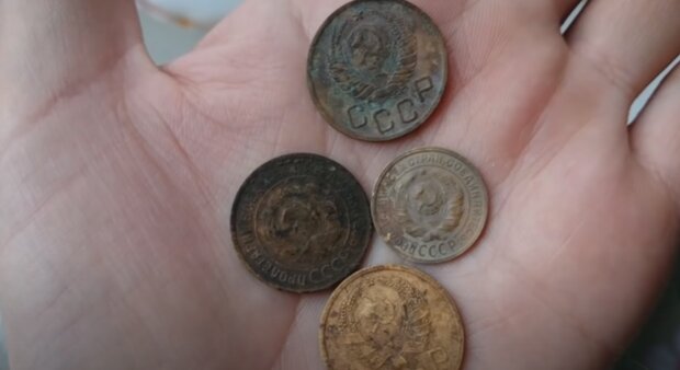 Старинные монеты. Фото: скриншот YouTube-видео