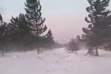 Непогода на Закарпатье, скриншот видео