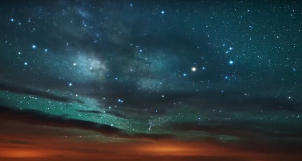 Зведное небо. Фото: YouTube, скрин