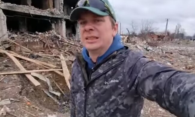 Діма Комаров. Фото: скріншот Telegram-відео